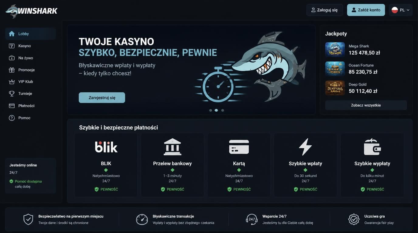 różne metody płatności, szybkość operacji i pewność